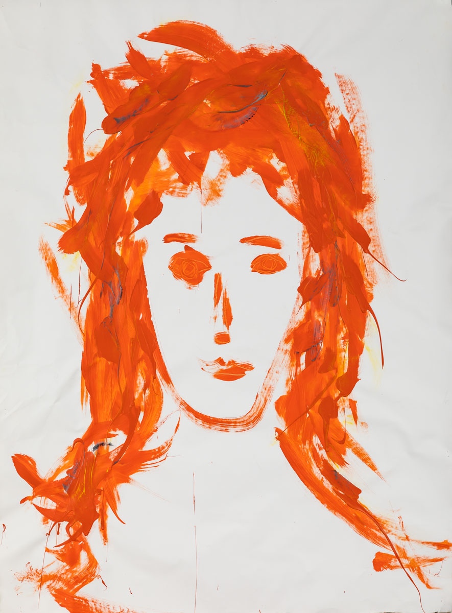 Portrait in Orange