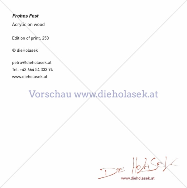 Billet "Frohes Fest" – Bild 2
