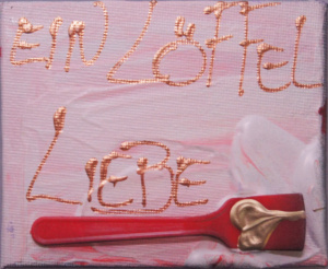 Ein Löffel Liebe - Acryl auf Leinwand